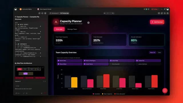 Taskade AI agent knowledge training interface showing file upload, cloud drive connection, and web URL ingestion for agent training