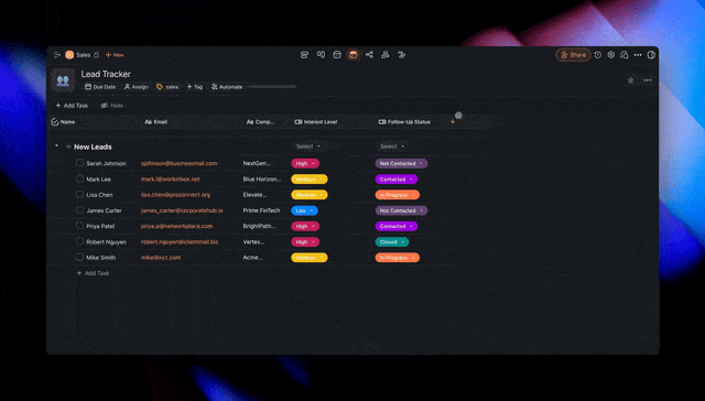🤖 New Table View, Smarter AI Agents, & Task Automations!
