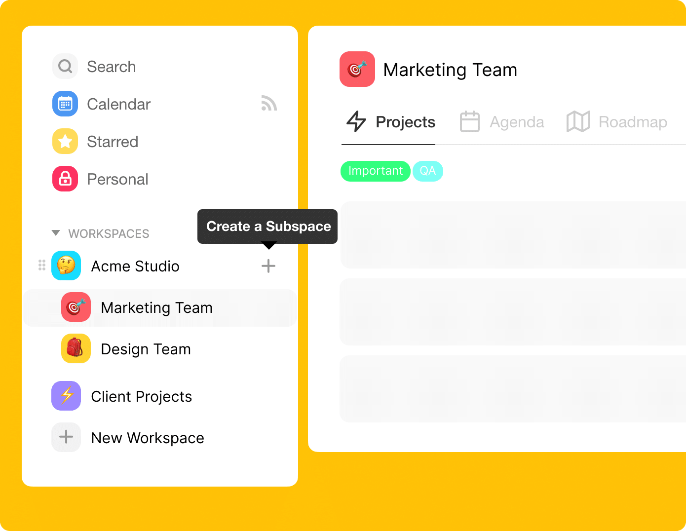 Introducing Subspaces & Team Permissions — A new way to collaborate on Taskade