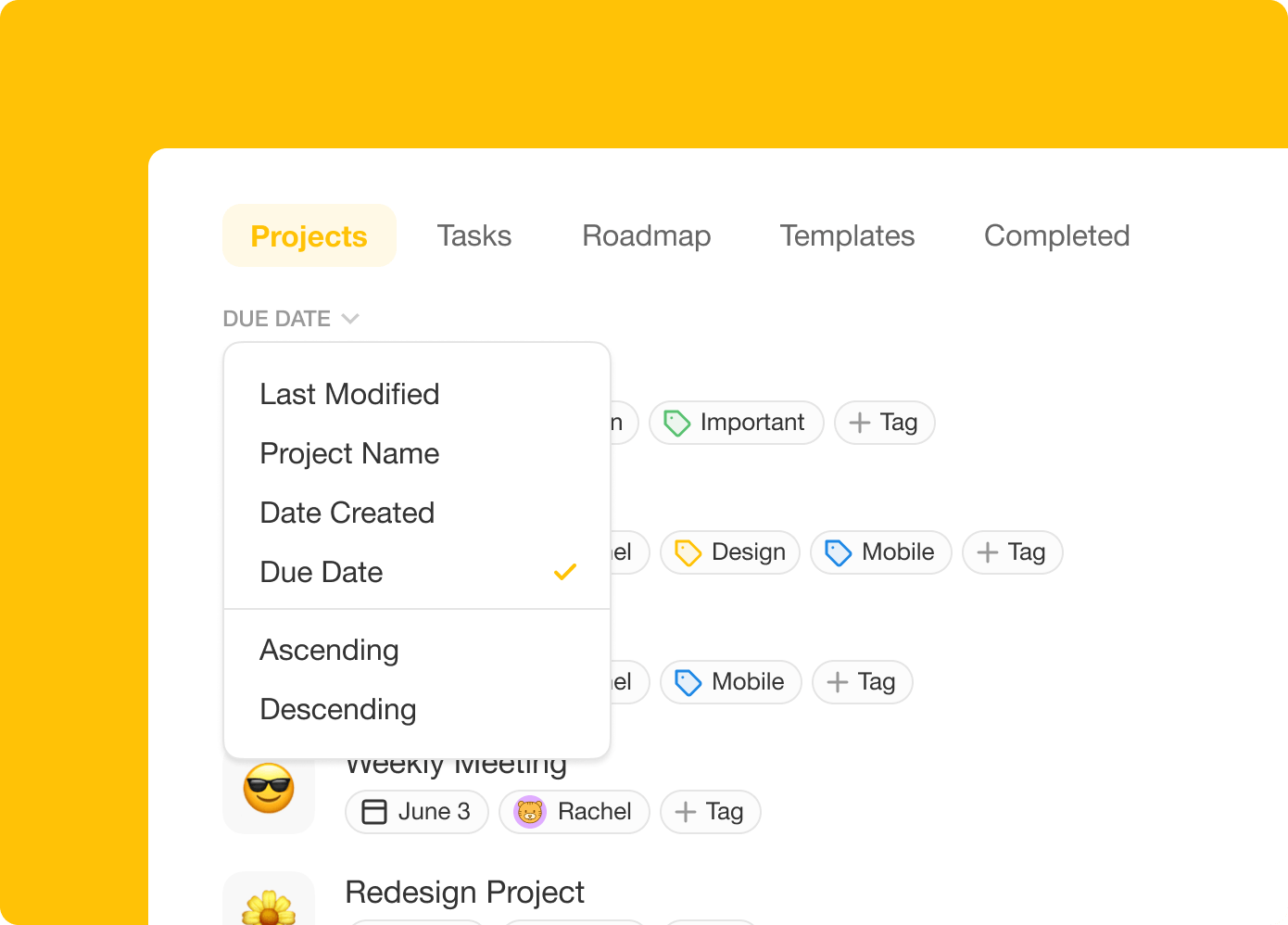 Task Views, Workspace Sorting, Browser Tab Icons