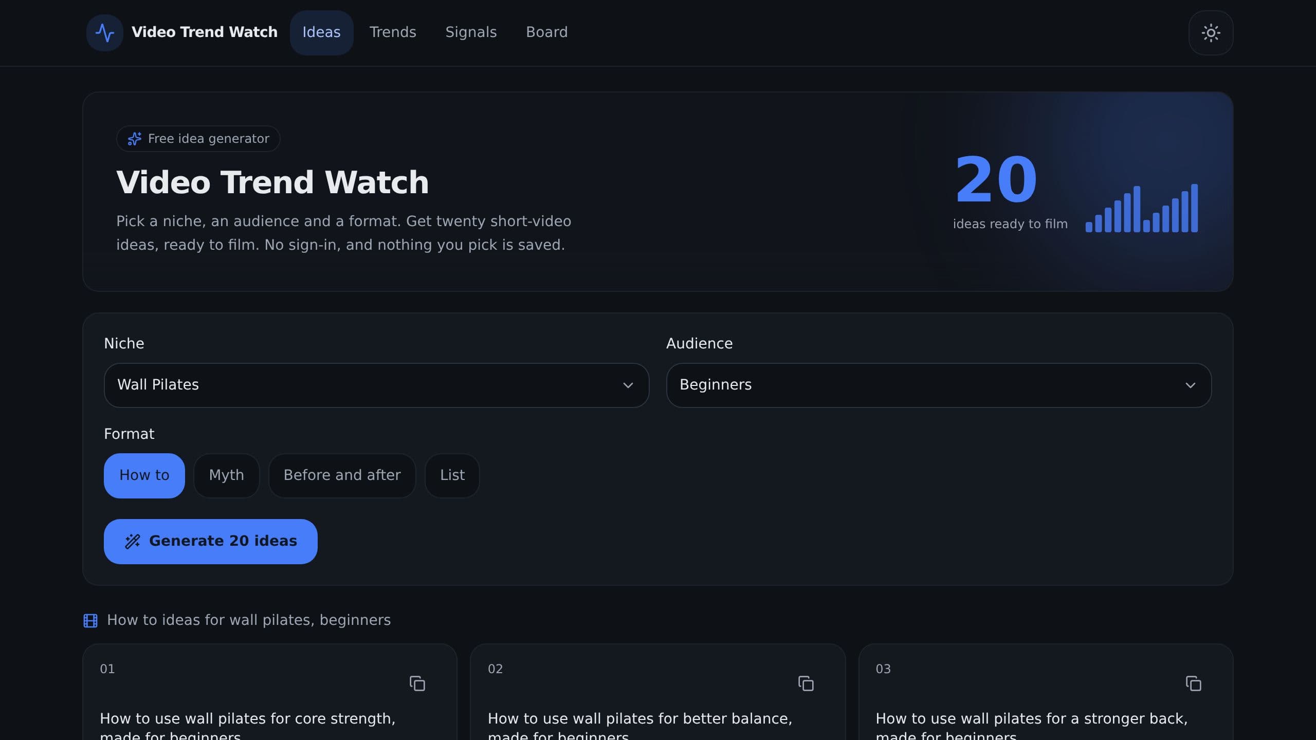 Video Trend Watch preview