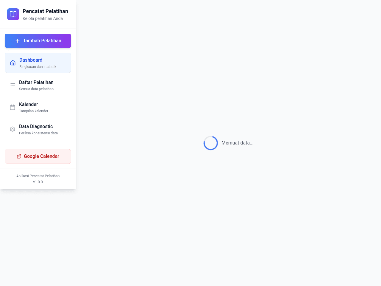 Training Tracker