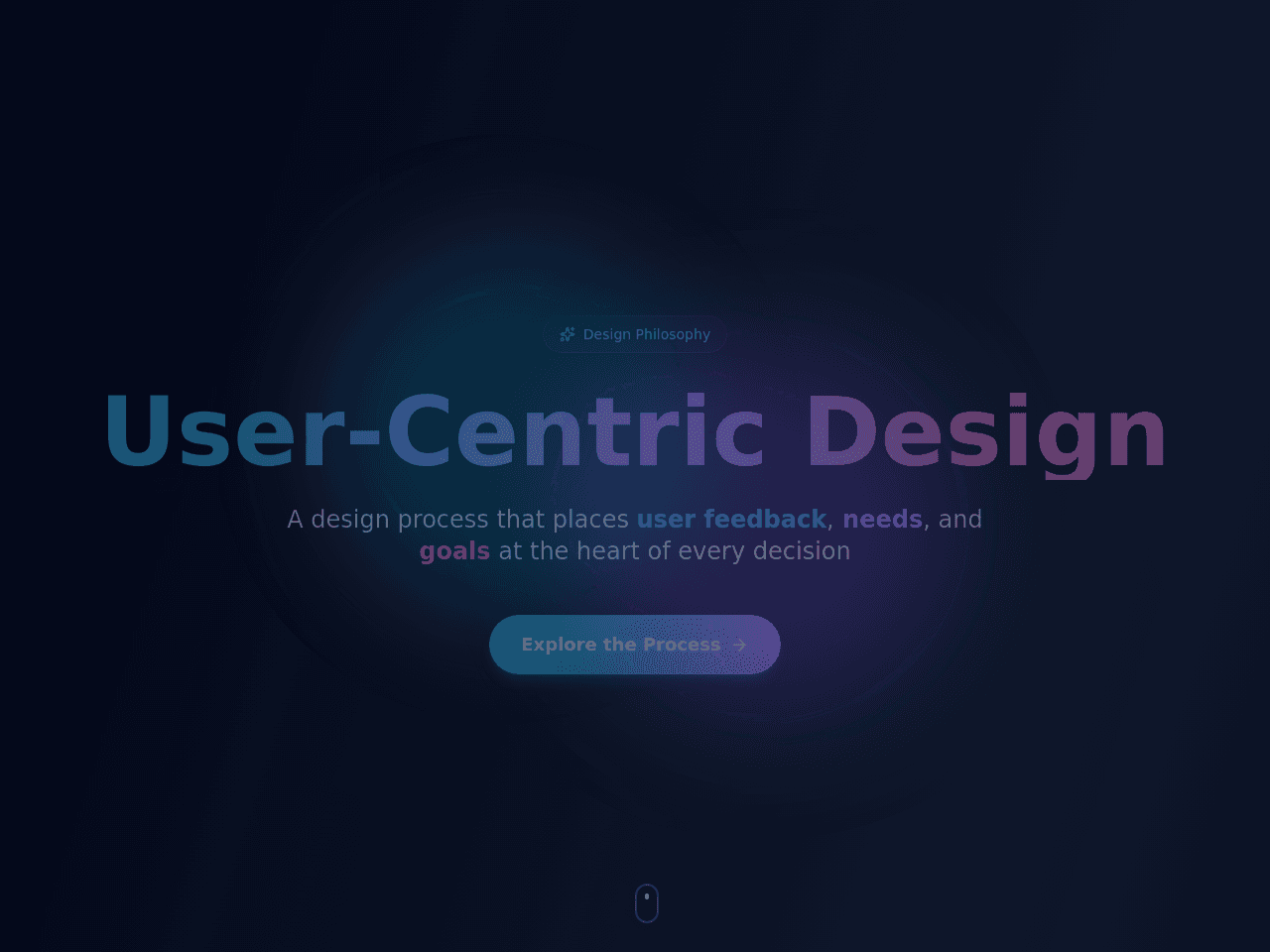 User Design Flow