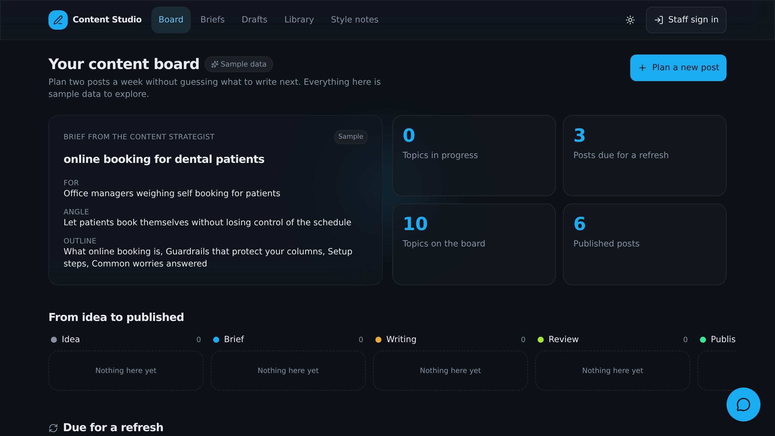 SEO Content Studio preview