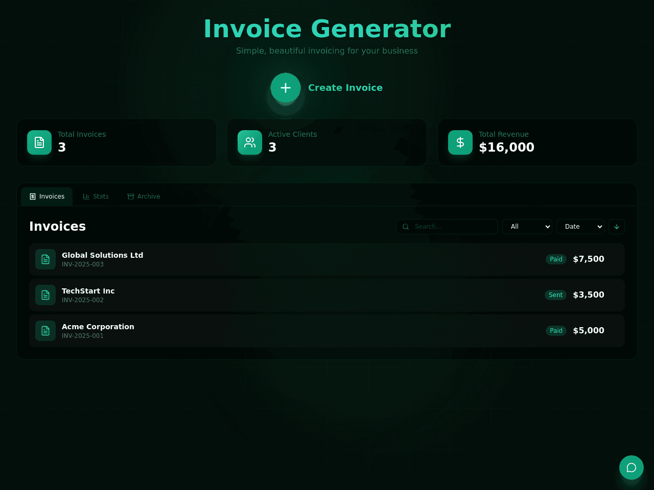 Invoice Generator