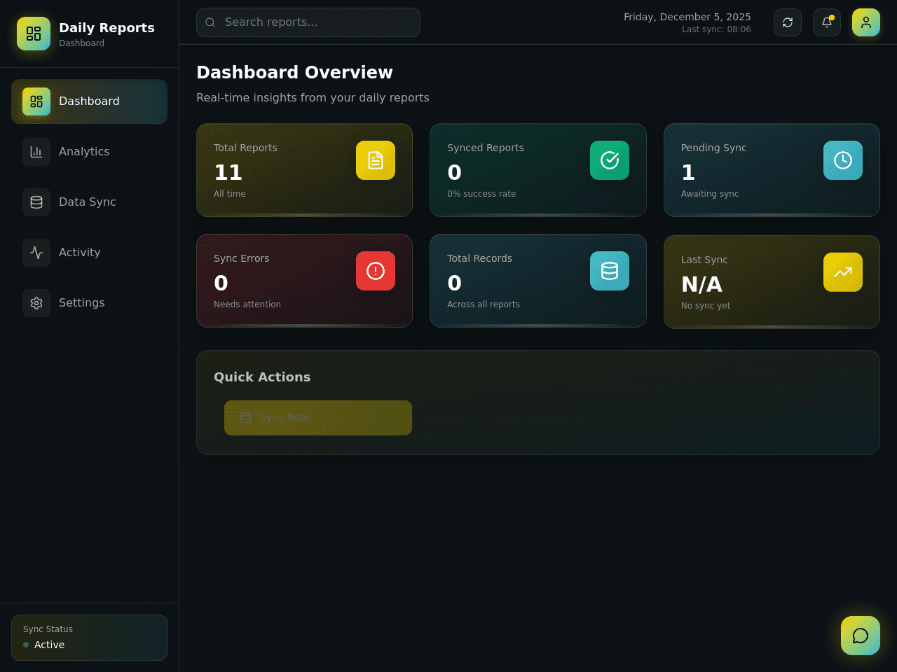 Dashboard Visionary
