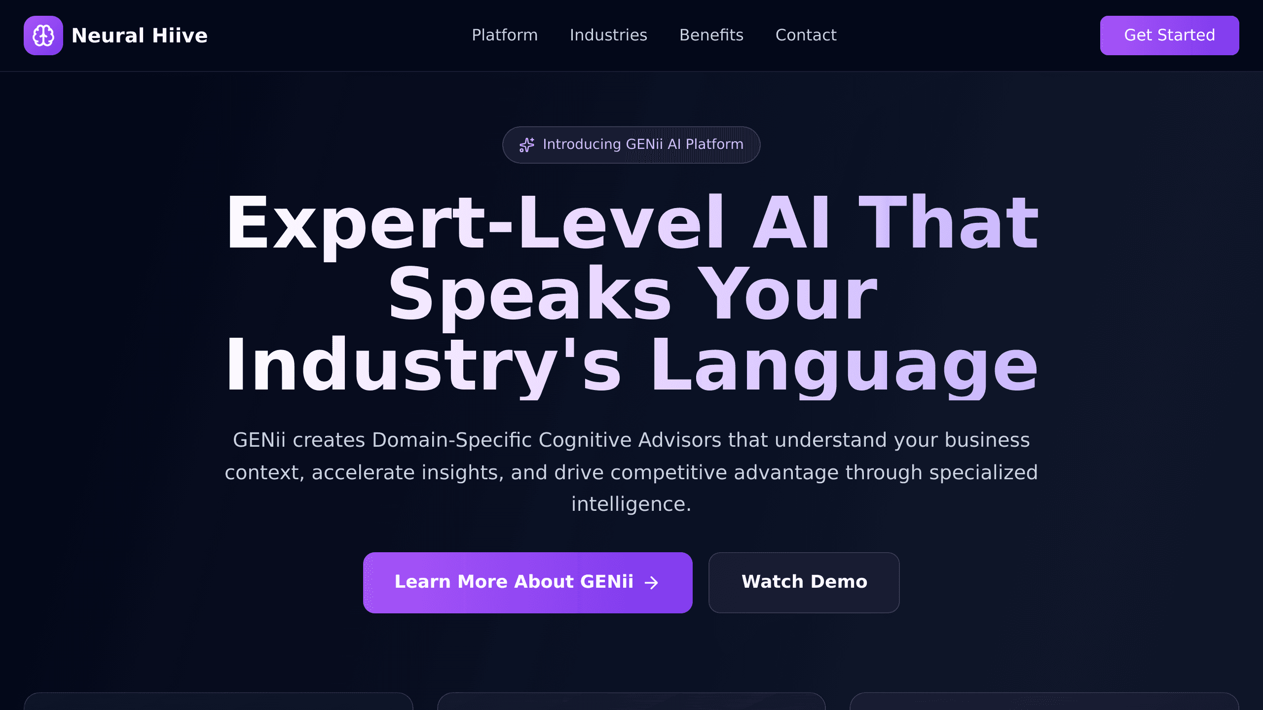 Cognitive Advisor Studio