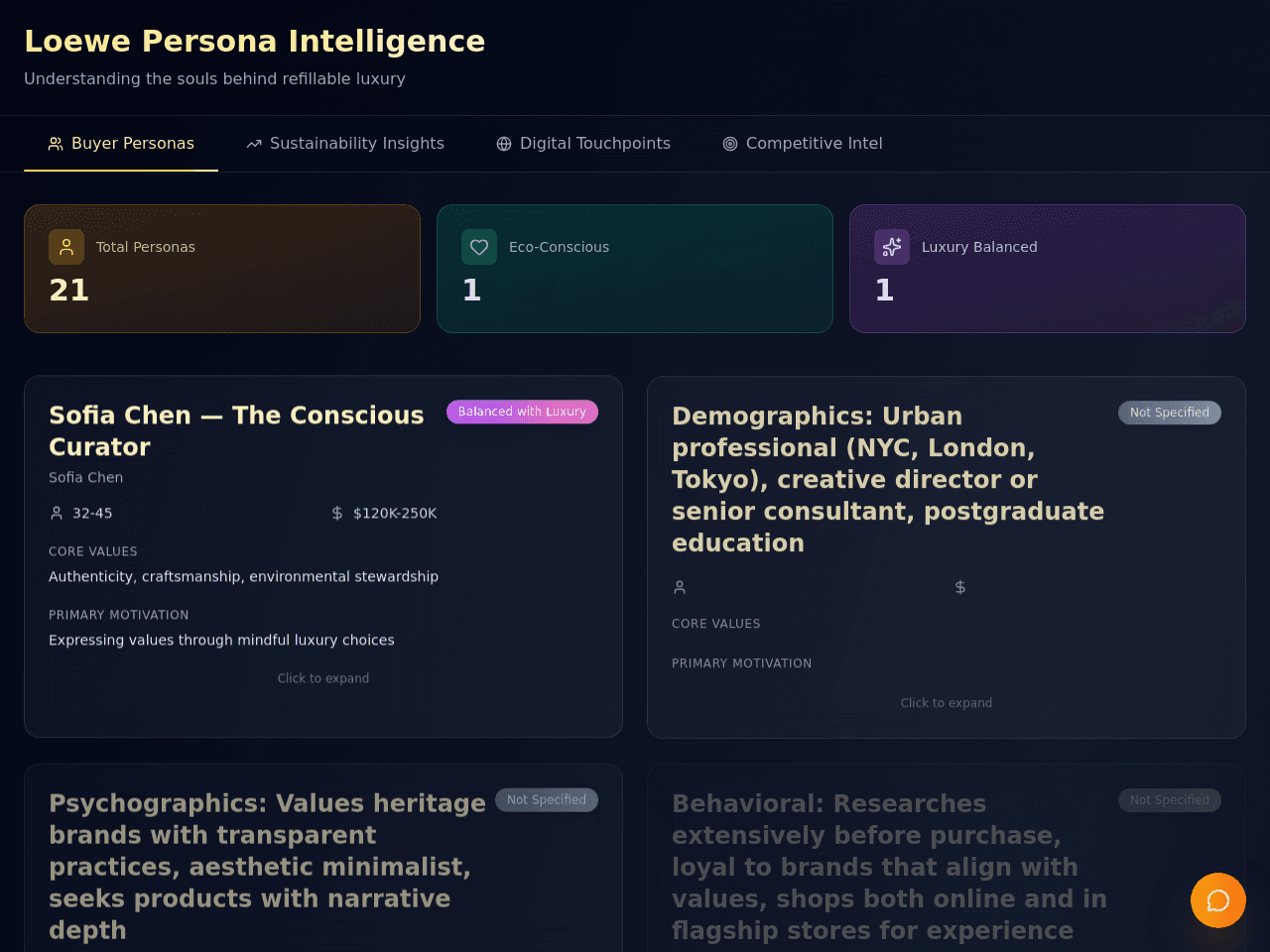 Persona Insight Studio