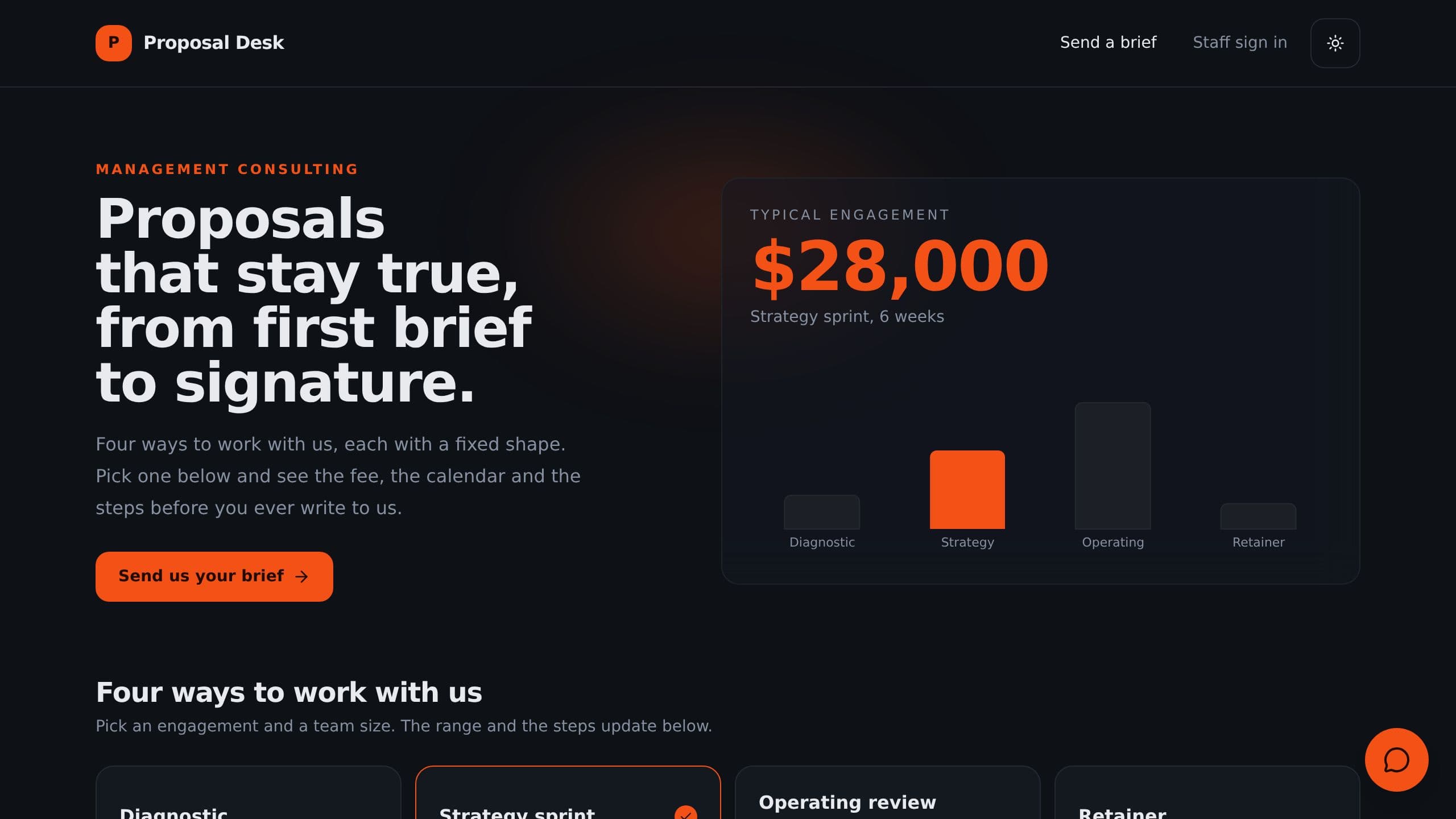 AI Proposal Software preview