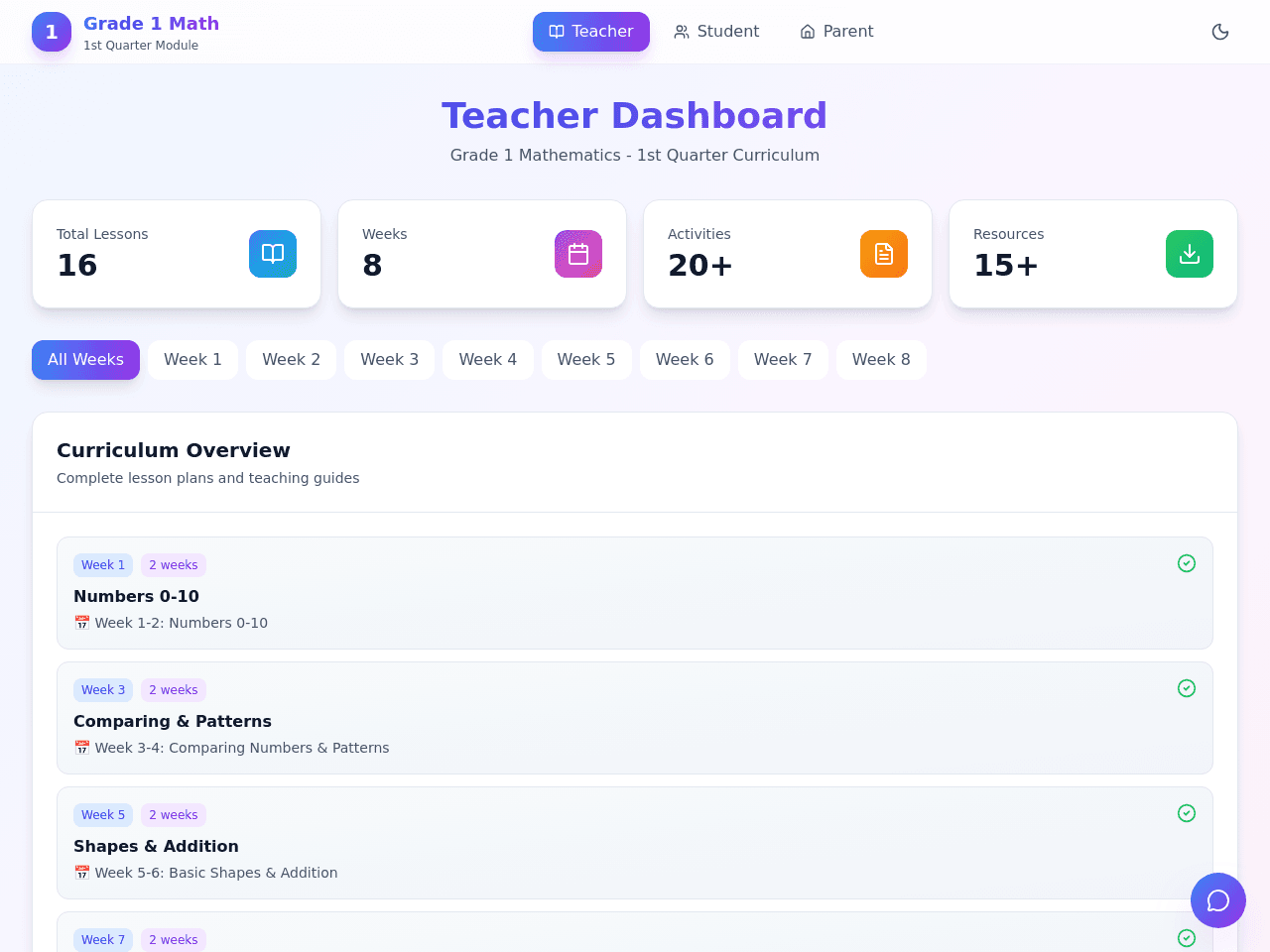 Math Module Maker
