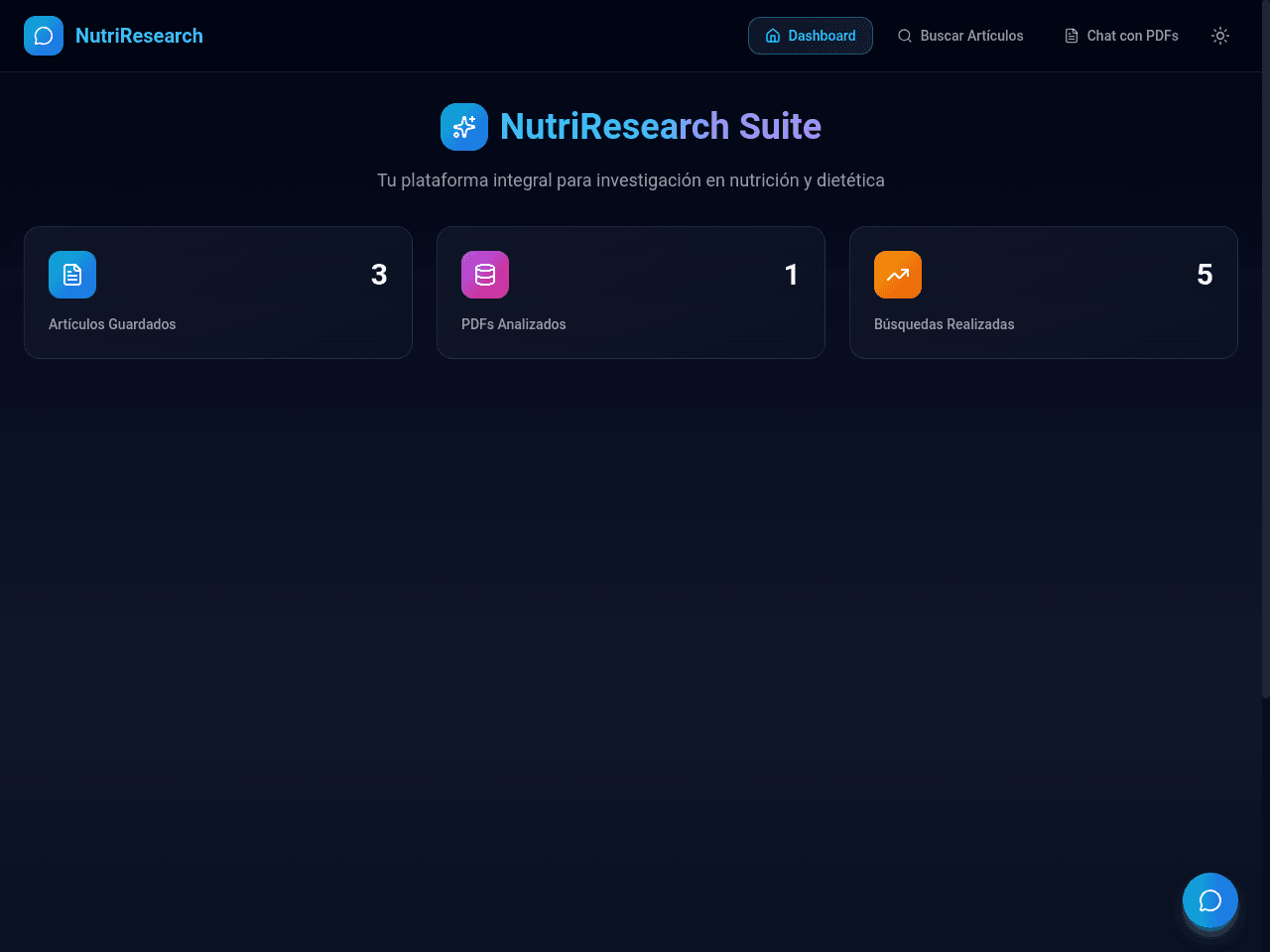 Research Diet Dashboard