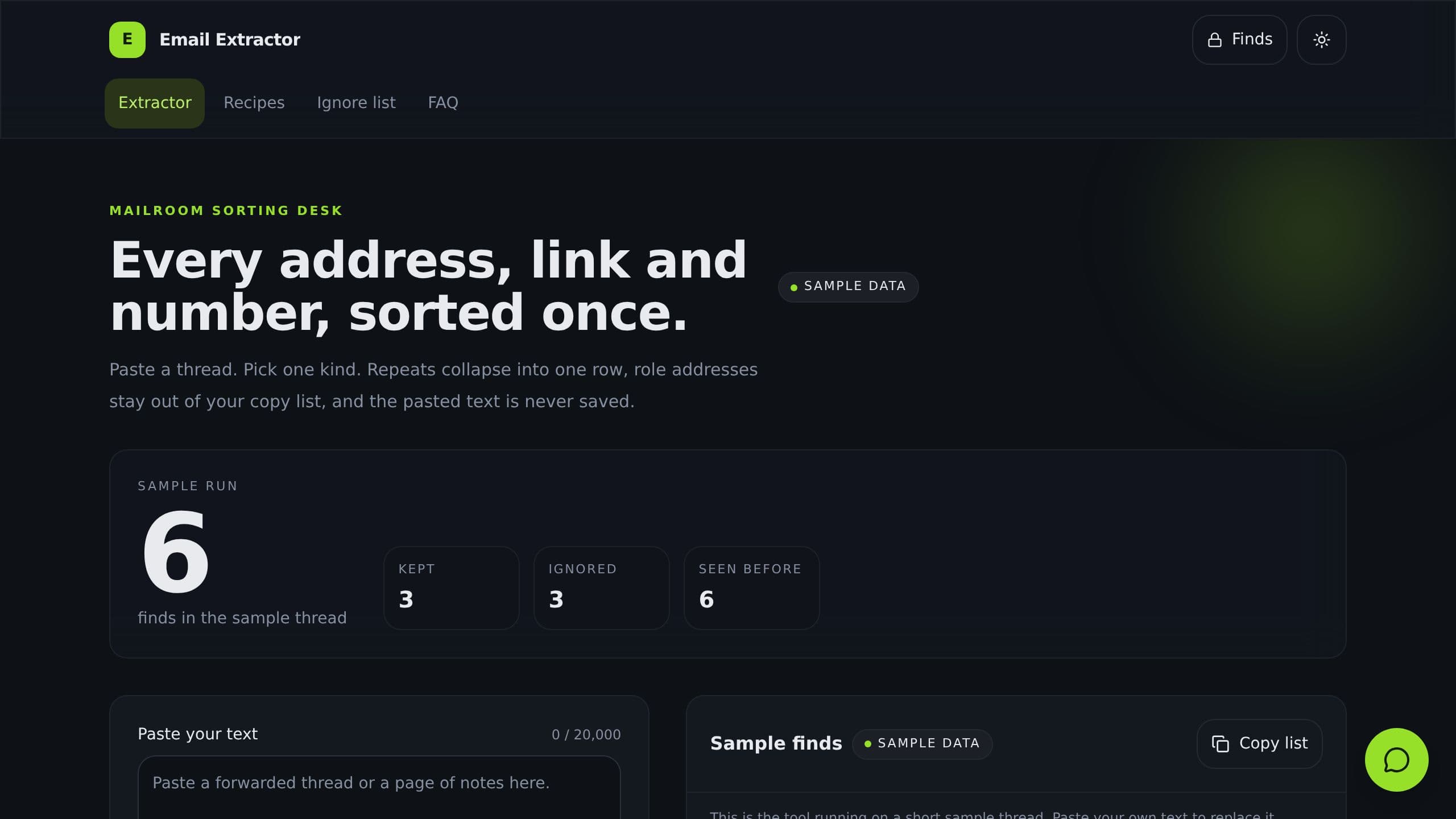 Email Extractor preview