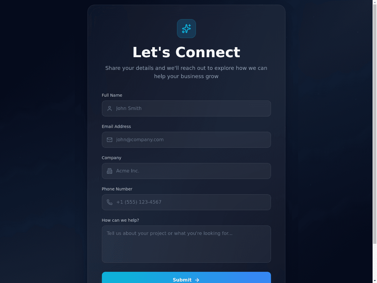 Prospect Capture Portal
