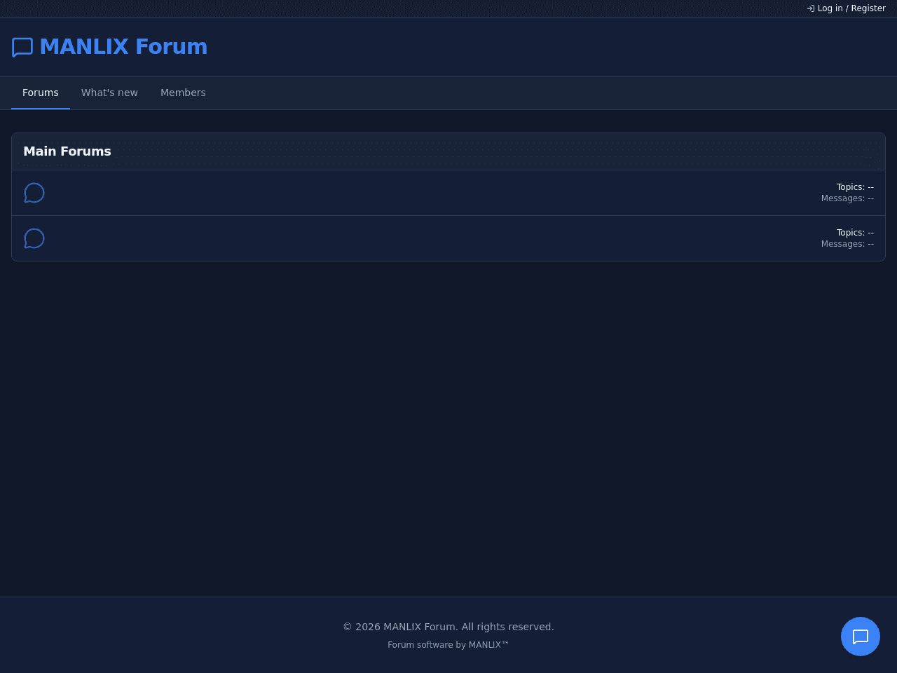 MANLIX Forum Studio