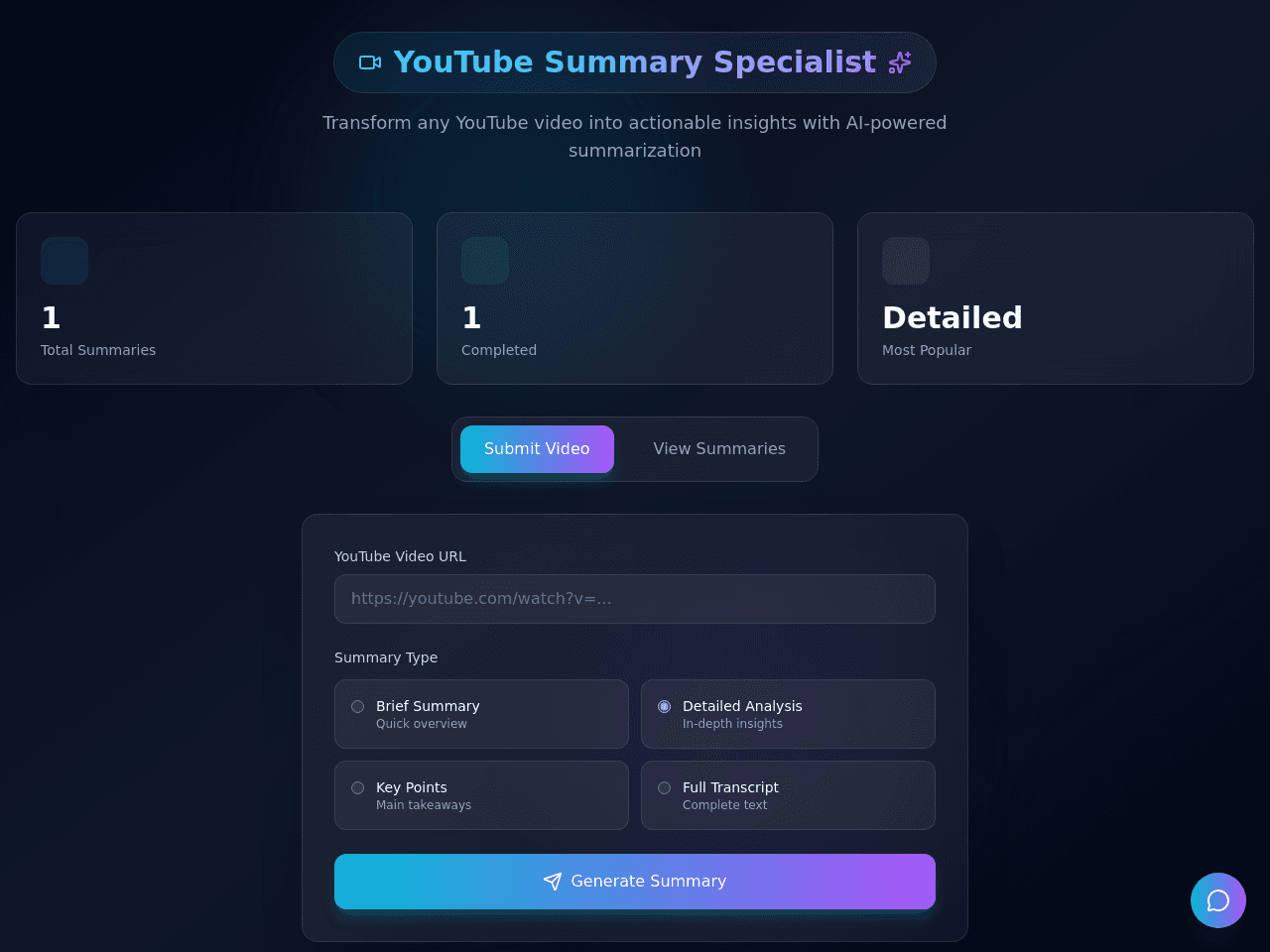 Video Summary Studio