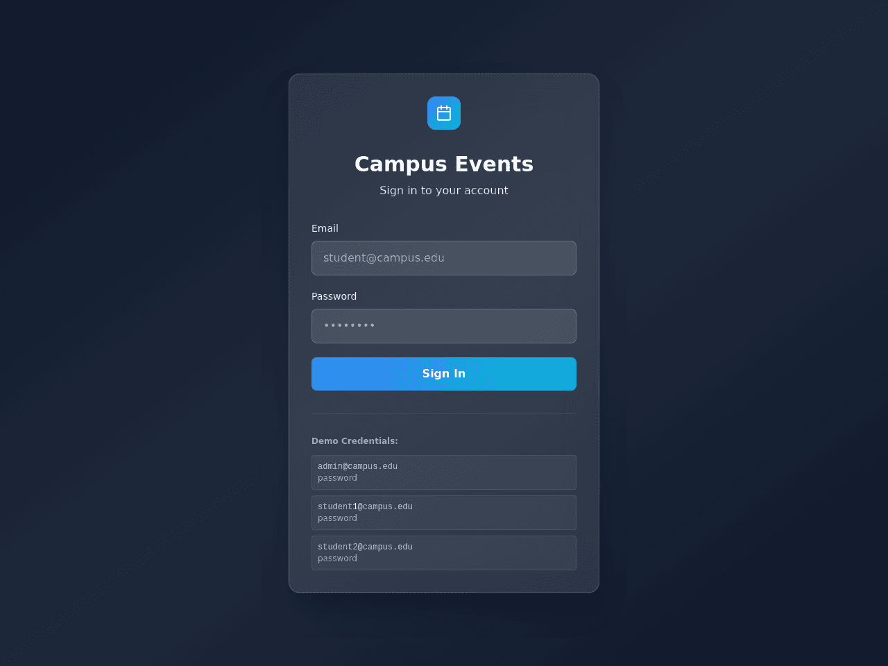 Campus Event Manager