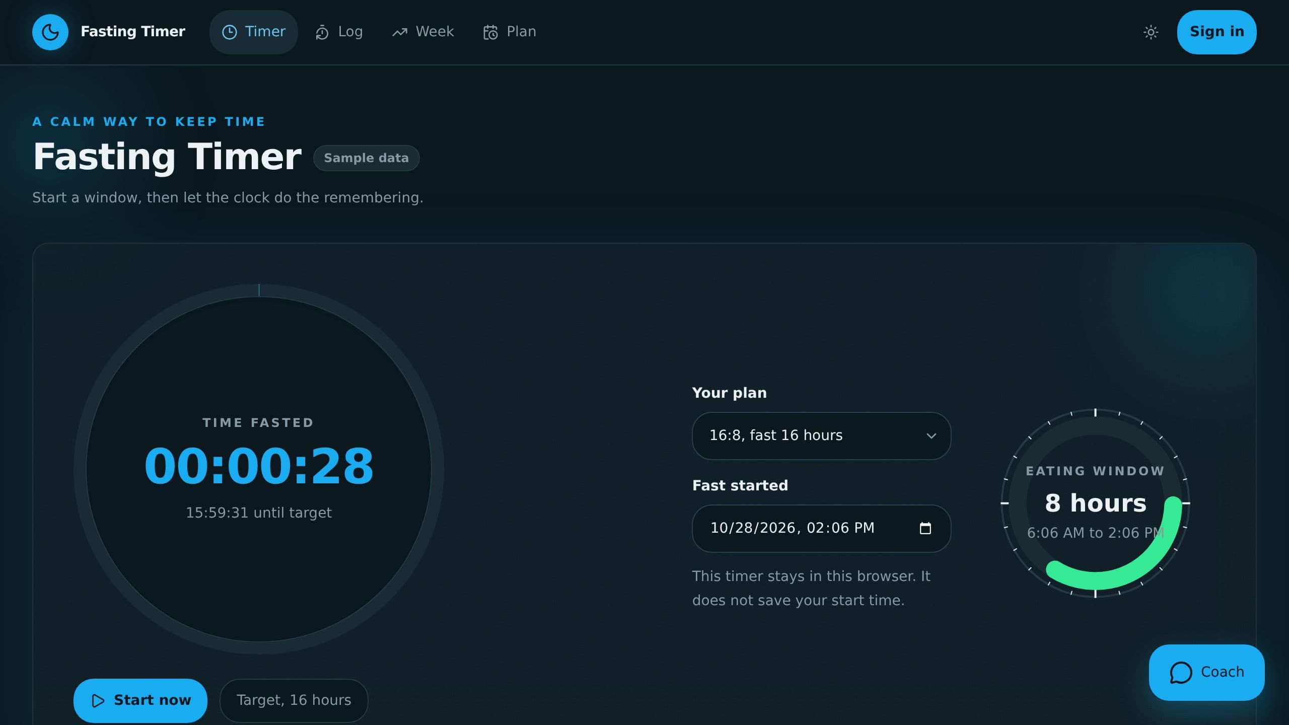 Fasting Timer preview