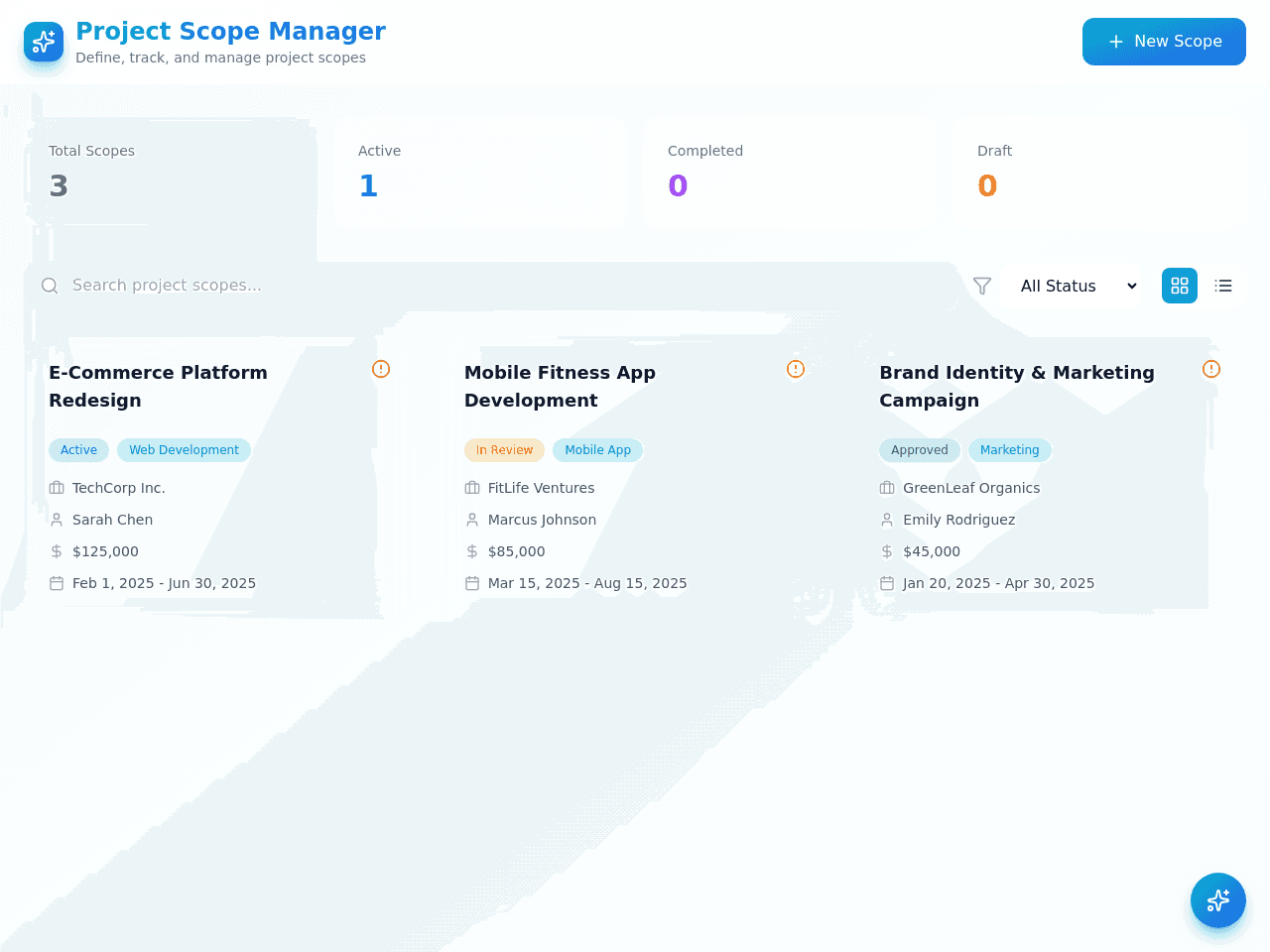 Scope Planner