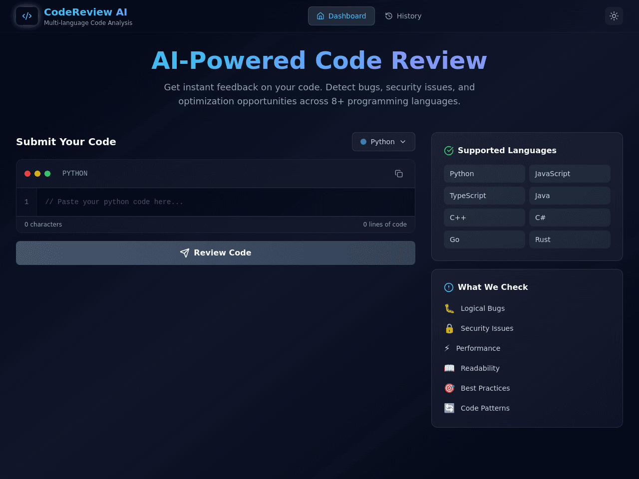 Code Insight Dashboard