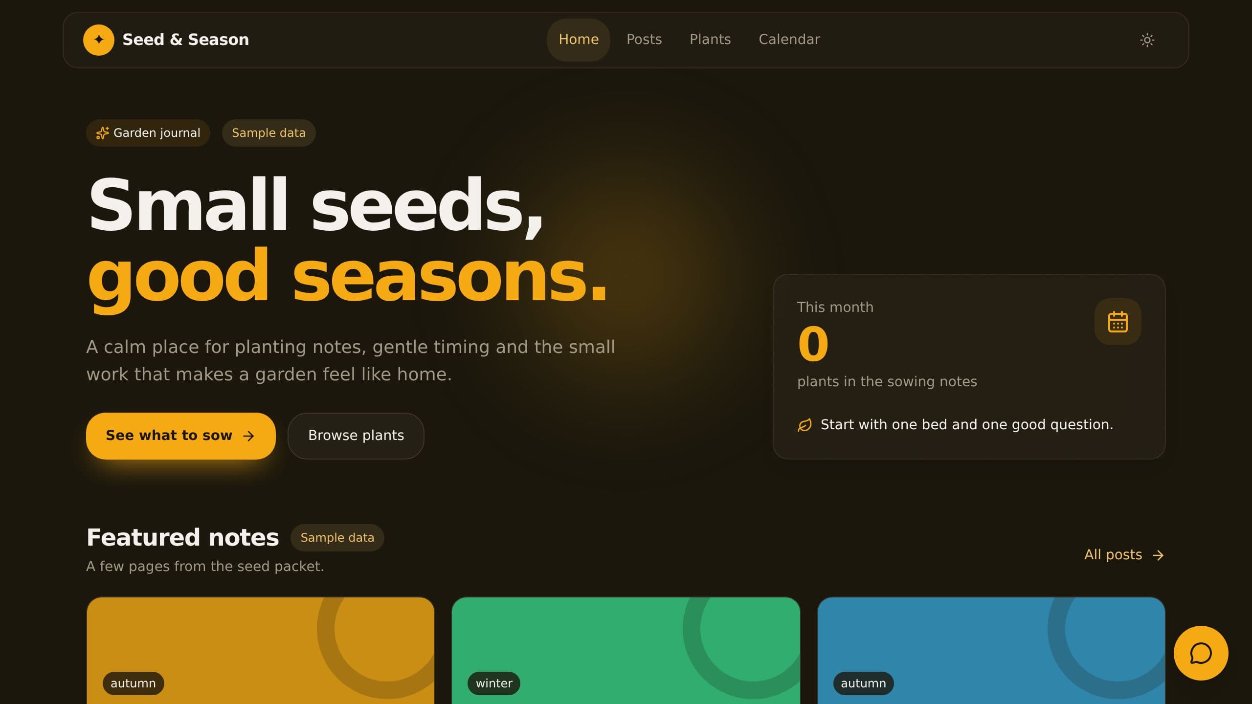 Gardening Blog preview