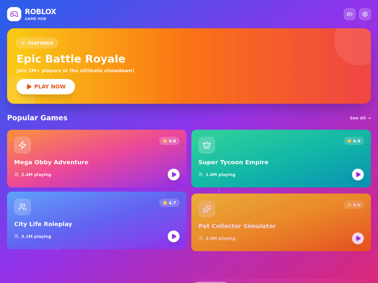 Game Menu Studio
