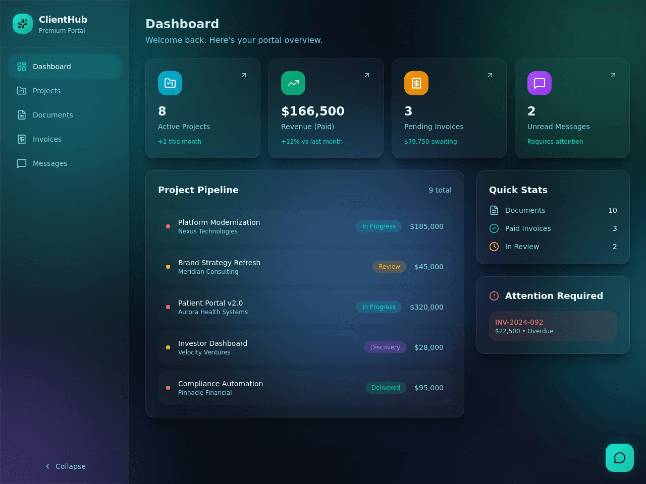 Client Portal Nexus