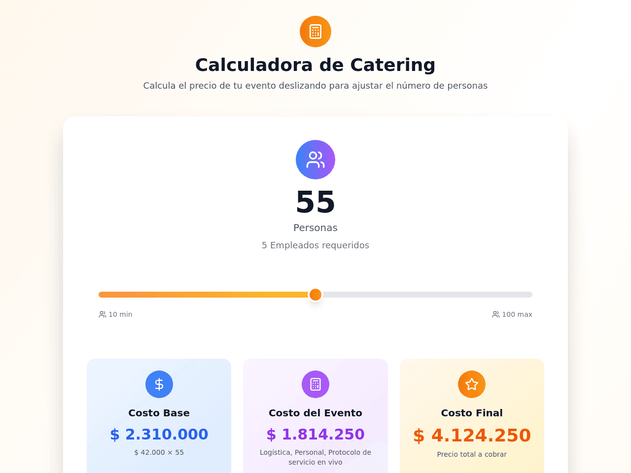 Slide Count Calculator