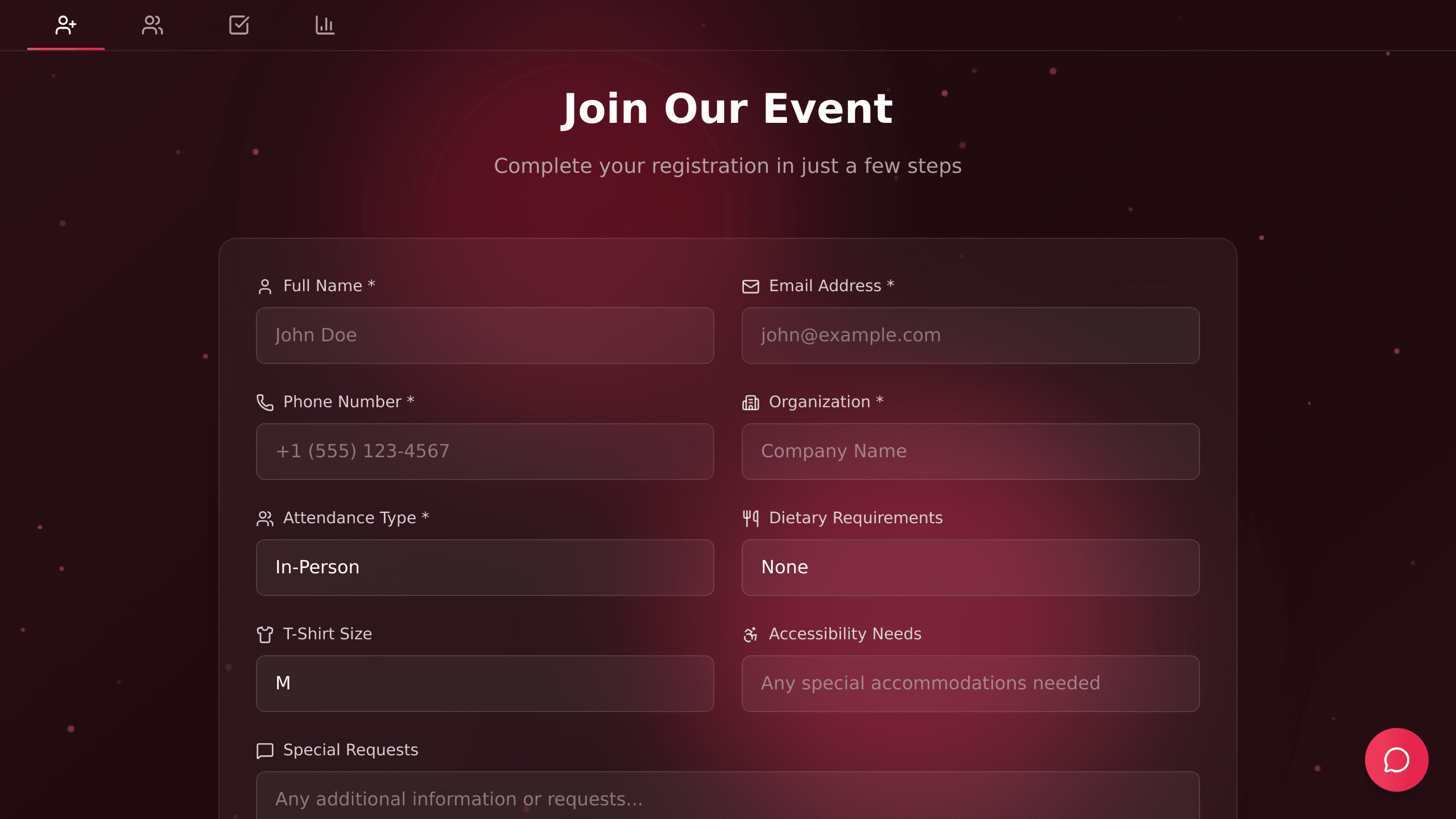 Event Management Portal