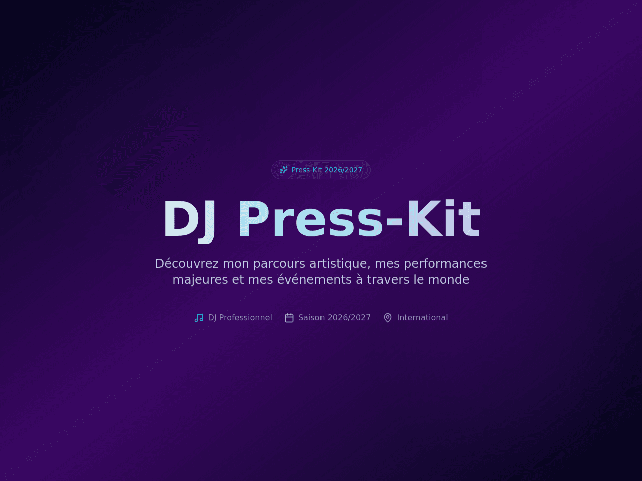 Press Kit Studio