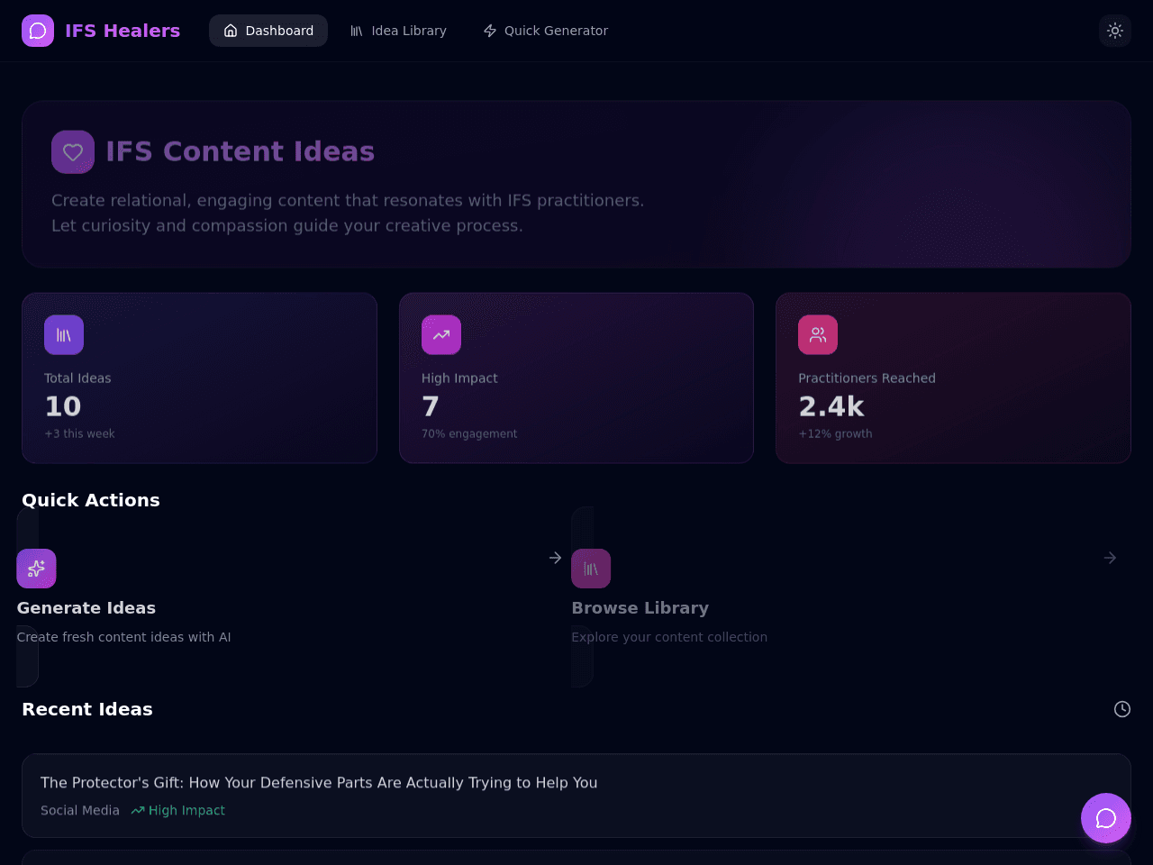 Content Idea Studio