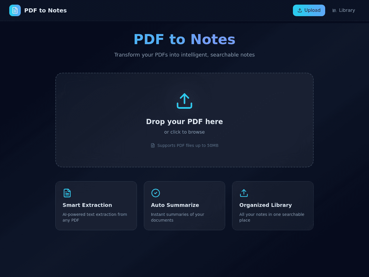 PDF Notes Portal