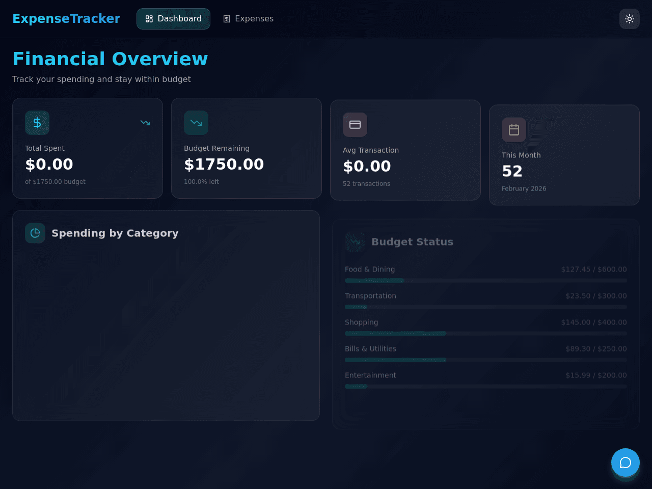 Expense Tracker Dashboard