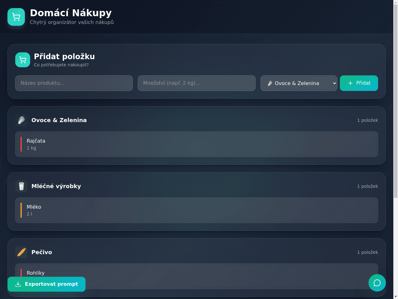 Shopping Planner