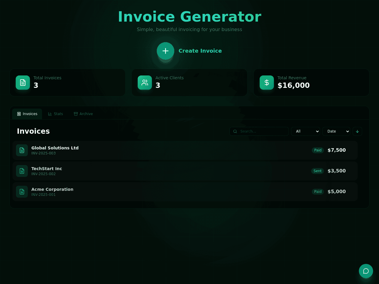 Invoice Generator