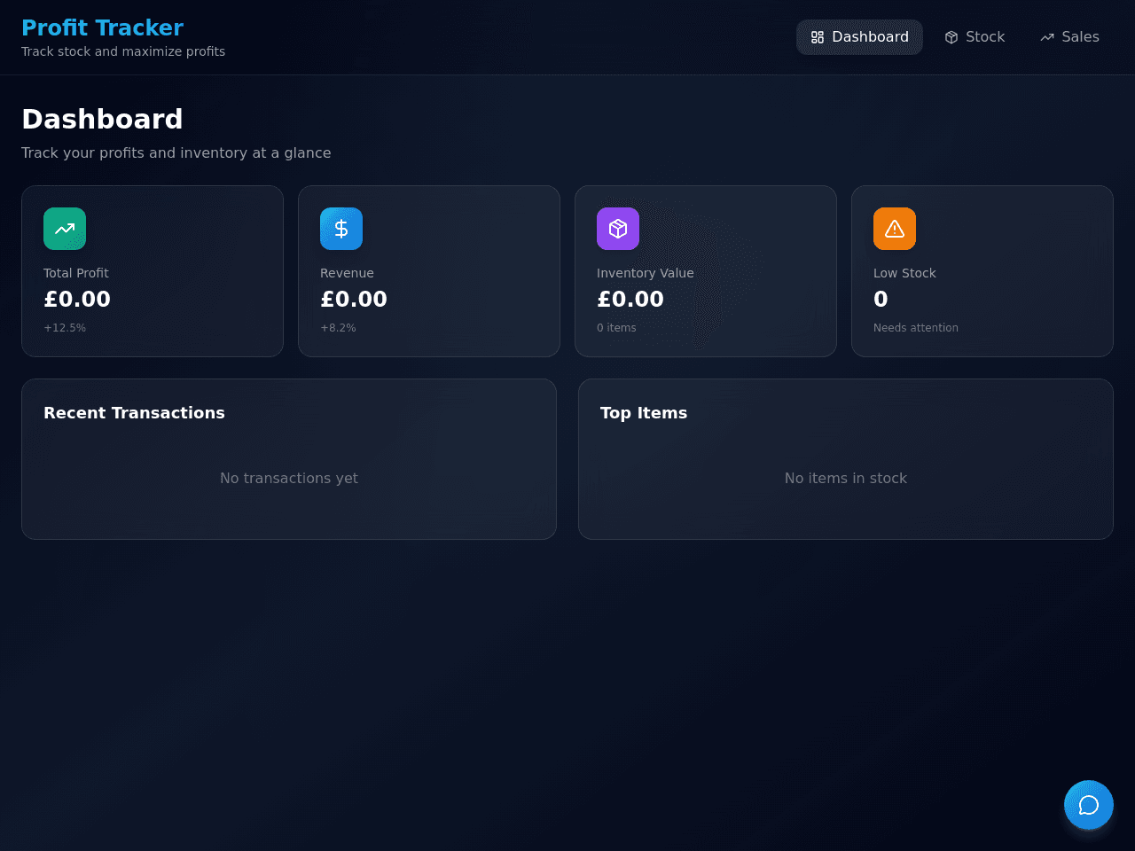 Profit Snapshot Tracker