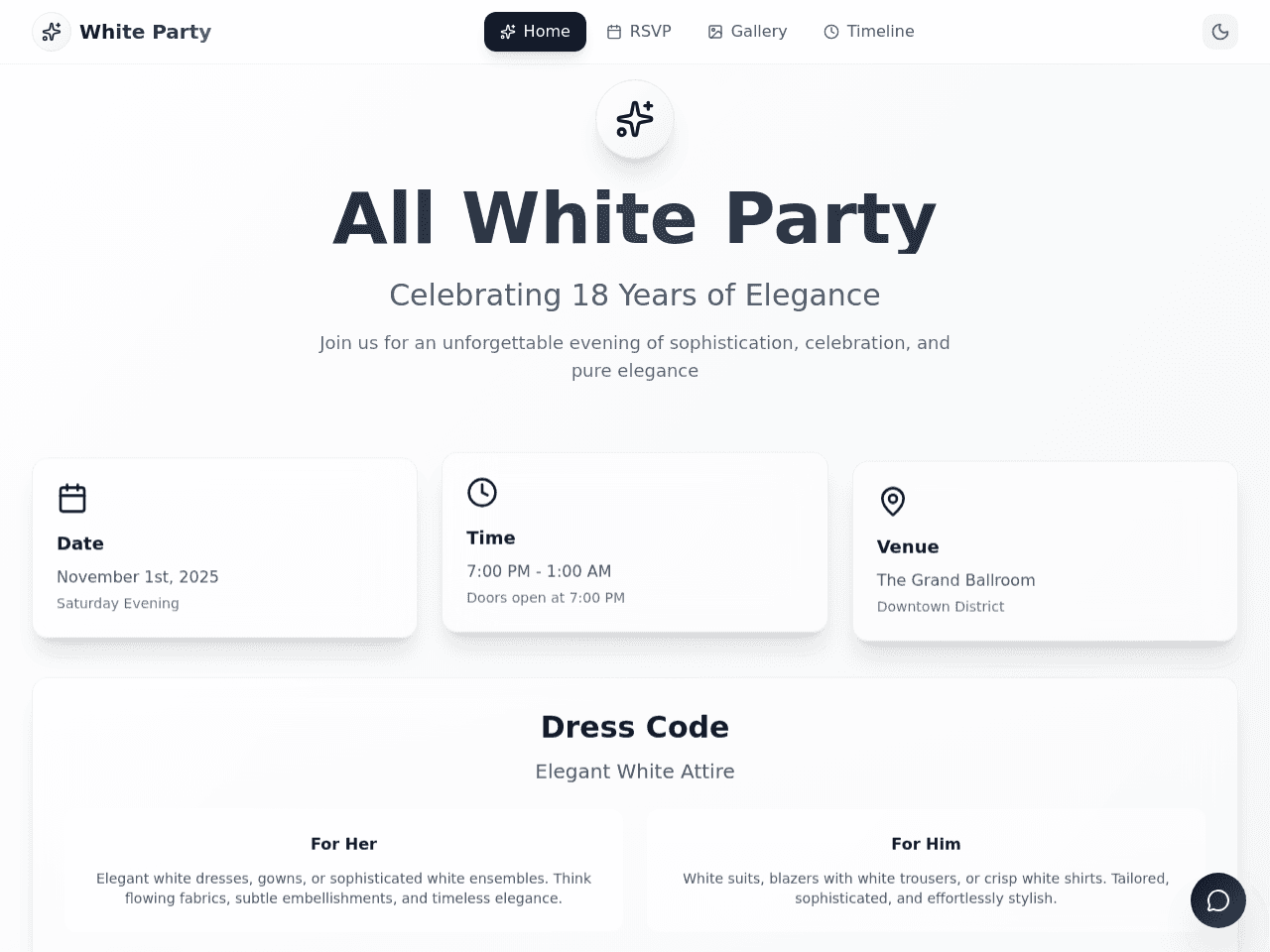 Celebration Planner