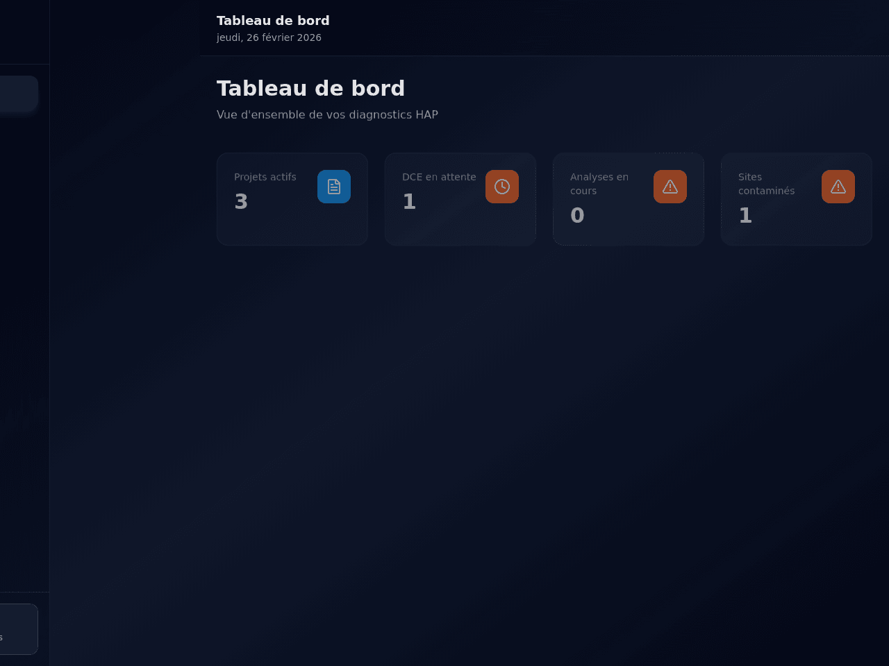 Tender Workflow Dashboard