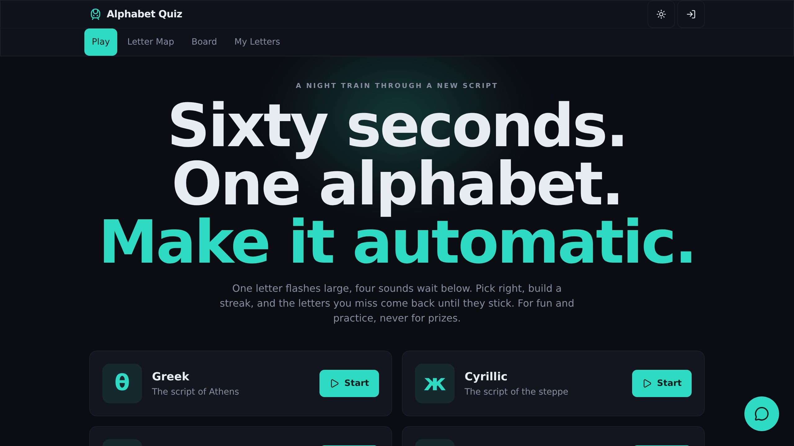 Alphabet Quiz Game preview