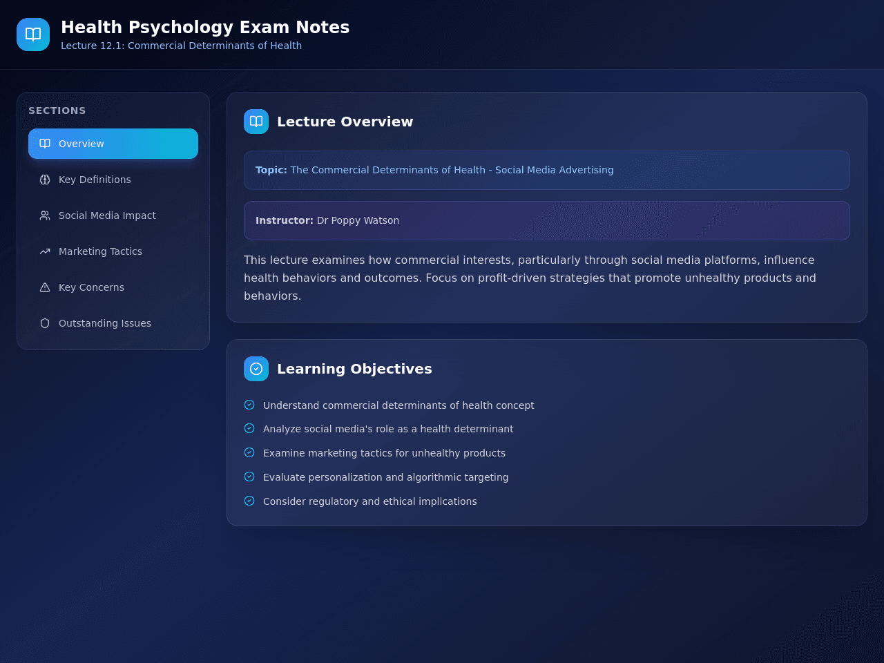 Exam Note Studio