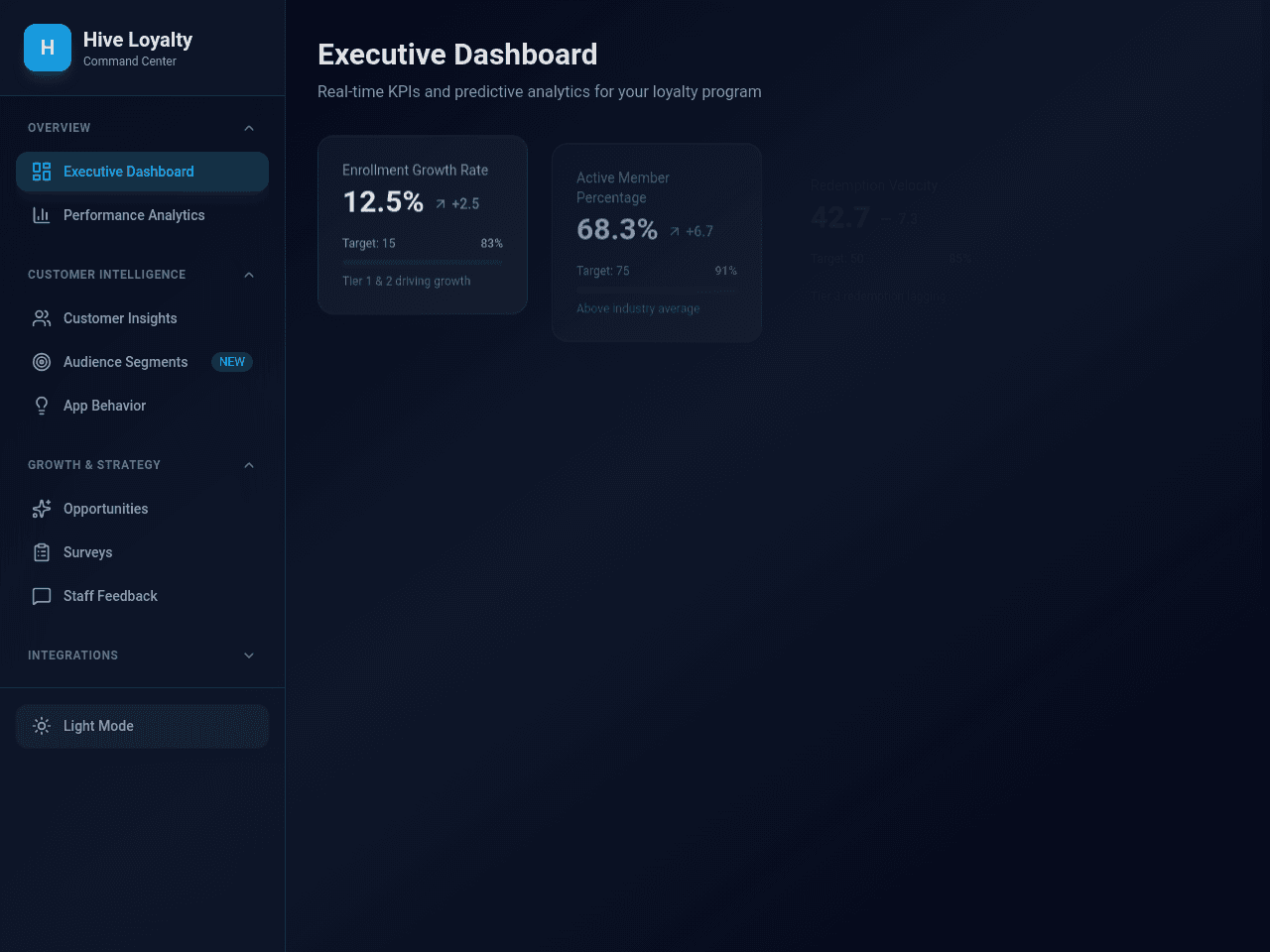 Loyalty Insight Dashboard backup