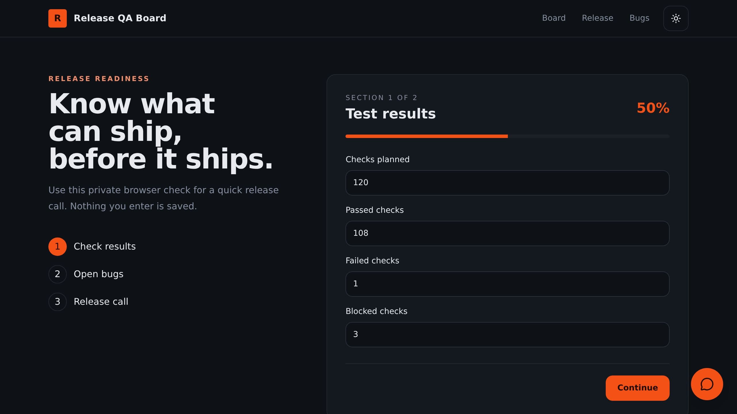 Release QA Board preview