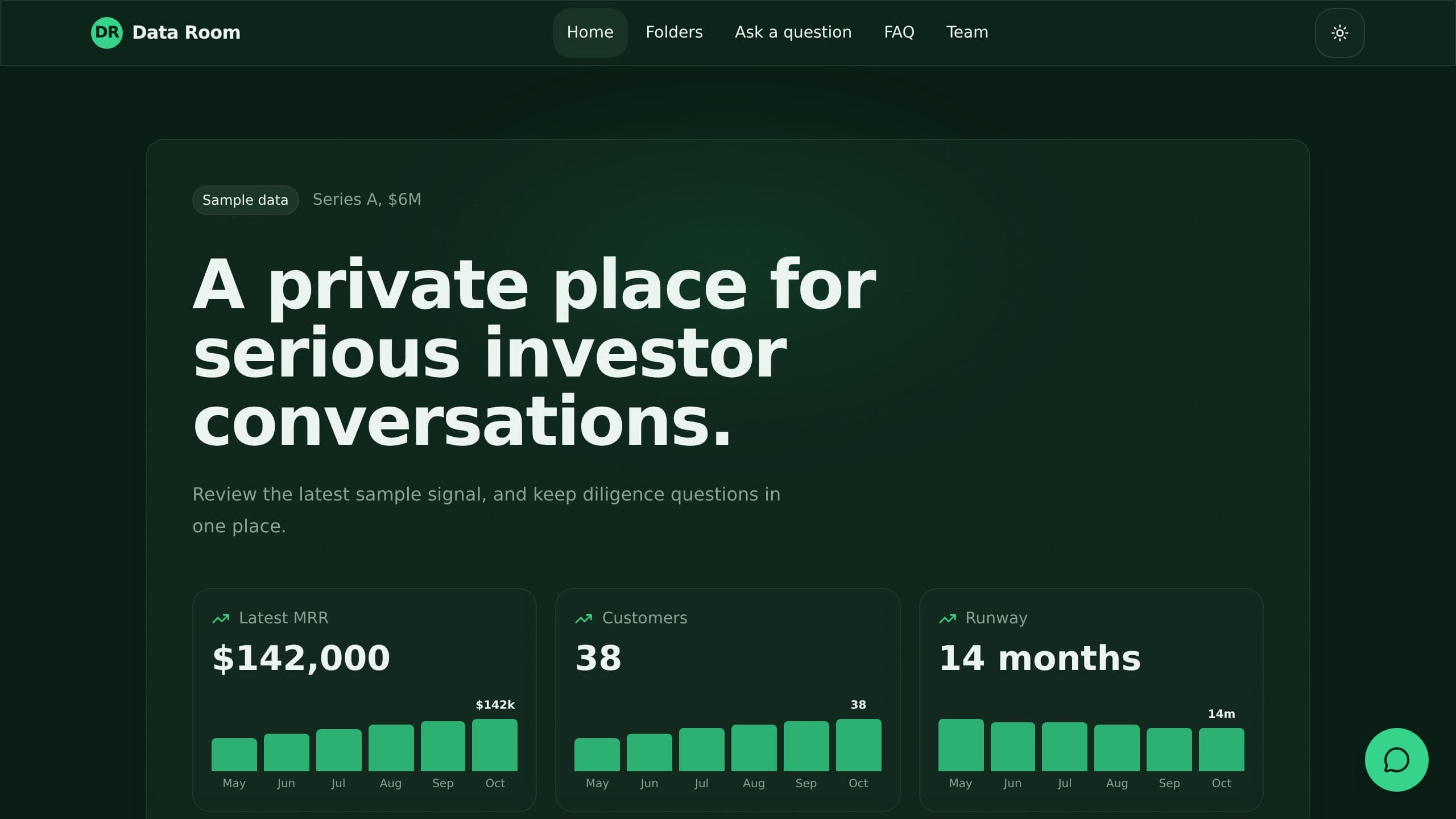 Data Room Portal preview