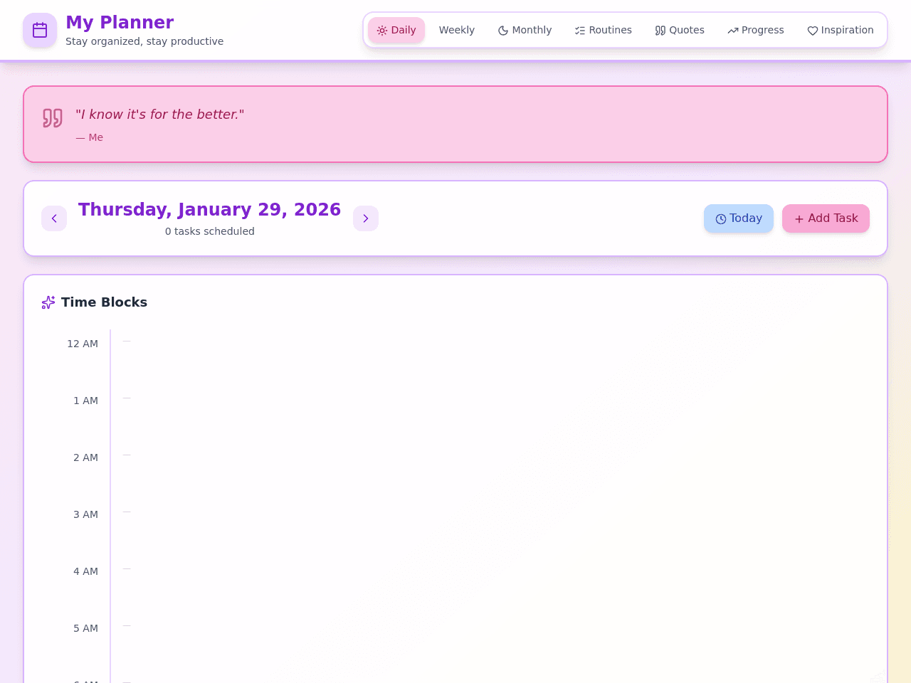 Sav’s Planning Portal