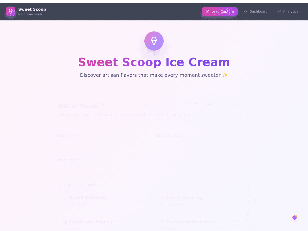 Lead Scoop Dashboard