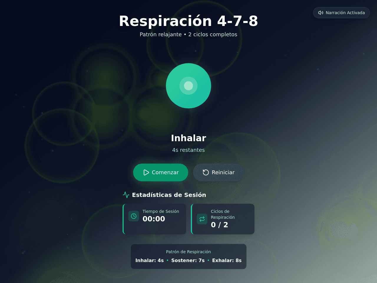 Ejercicio respiratorio
