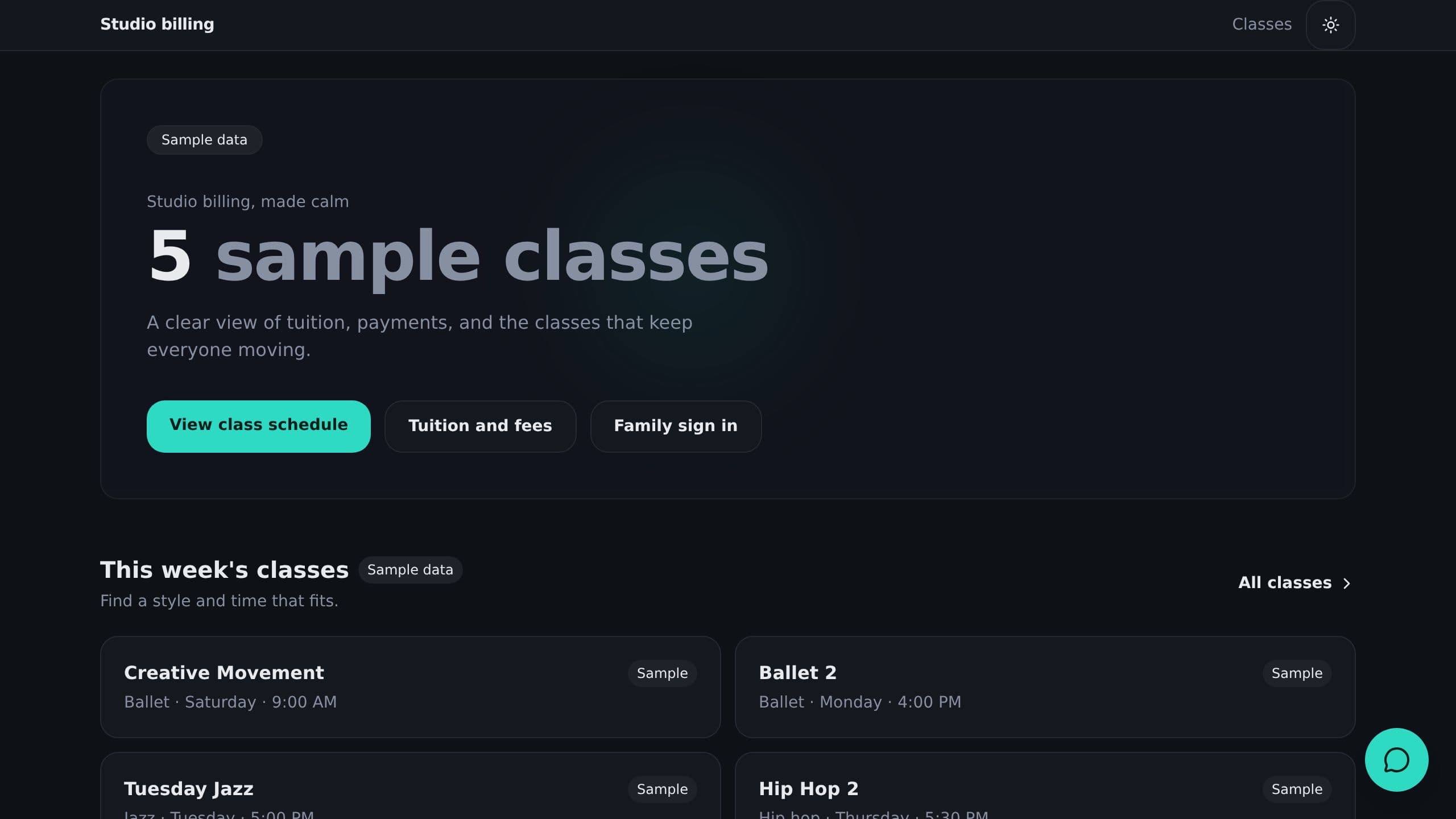 Dance Studio Tuition preview