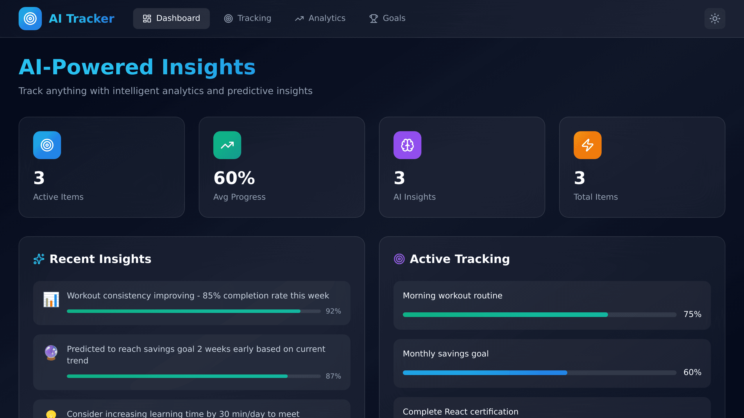 Insight Tracker