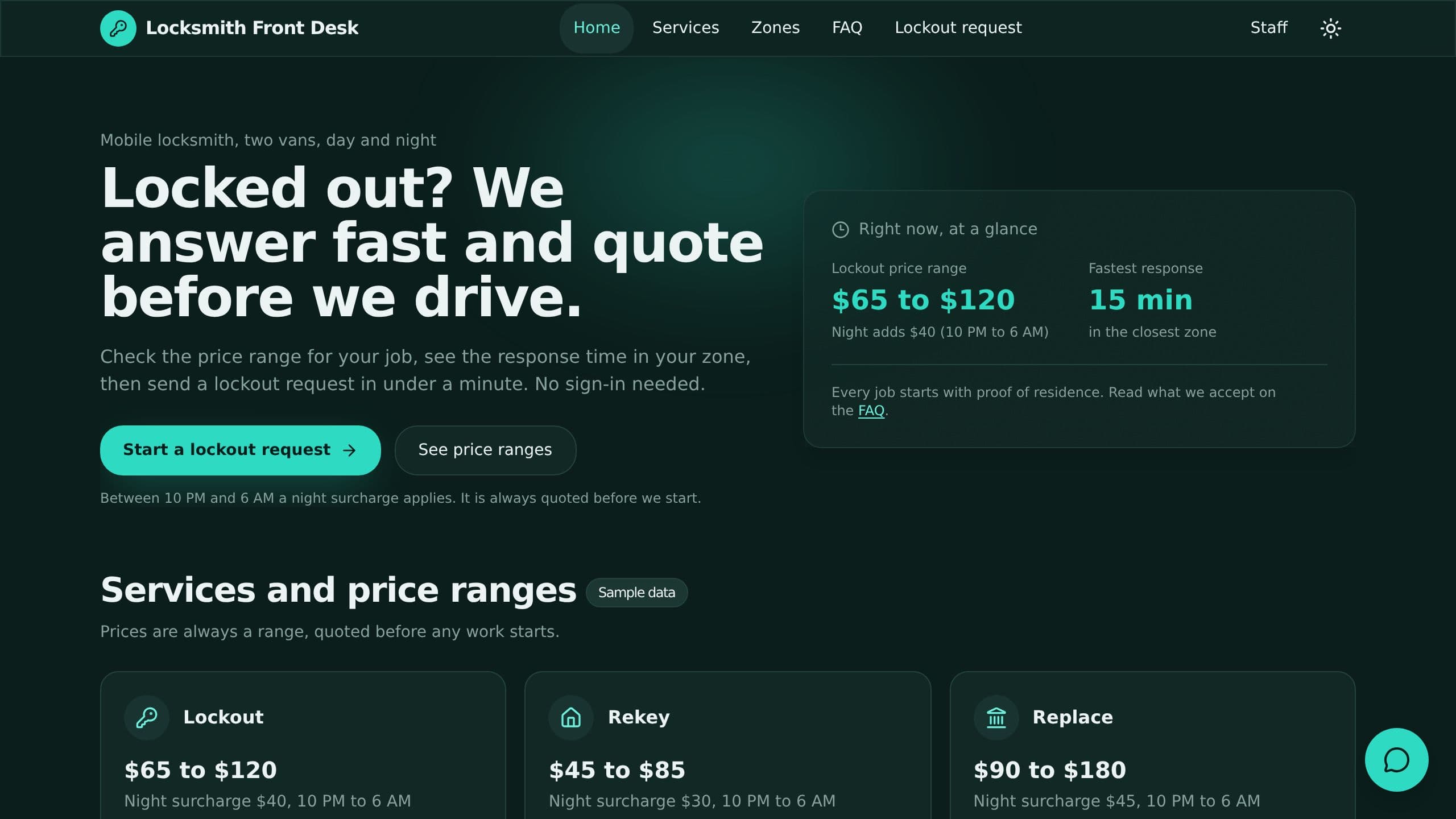 Locksmith Front Desk preview