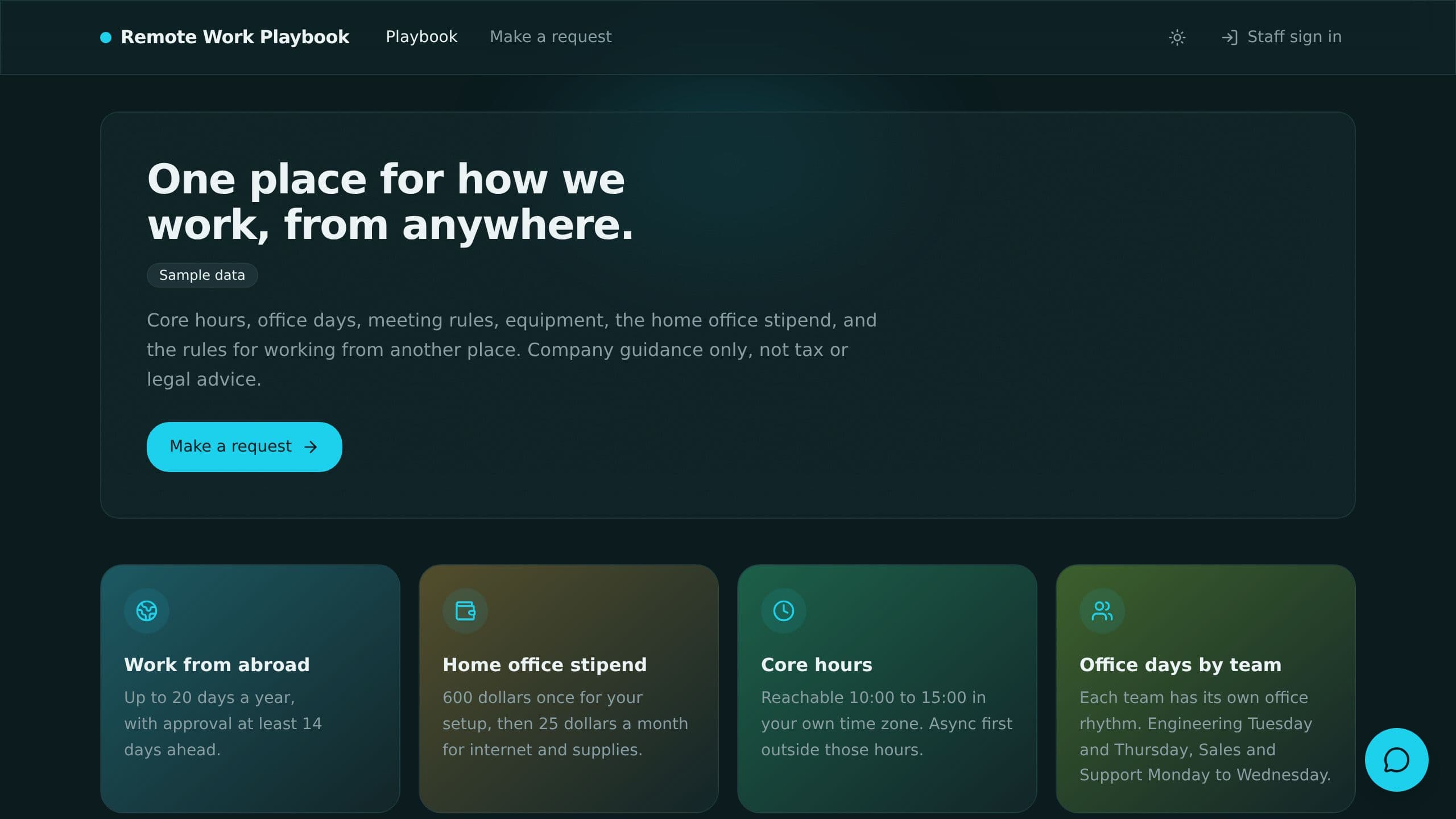 Remote Work Playbook preview
