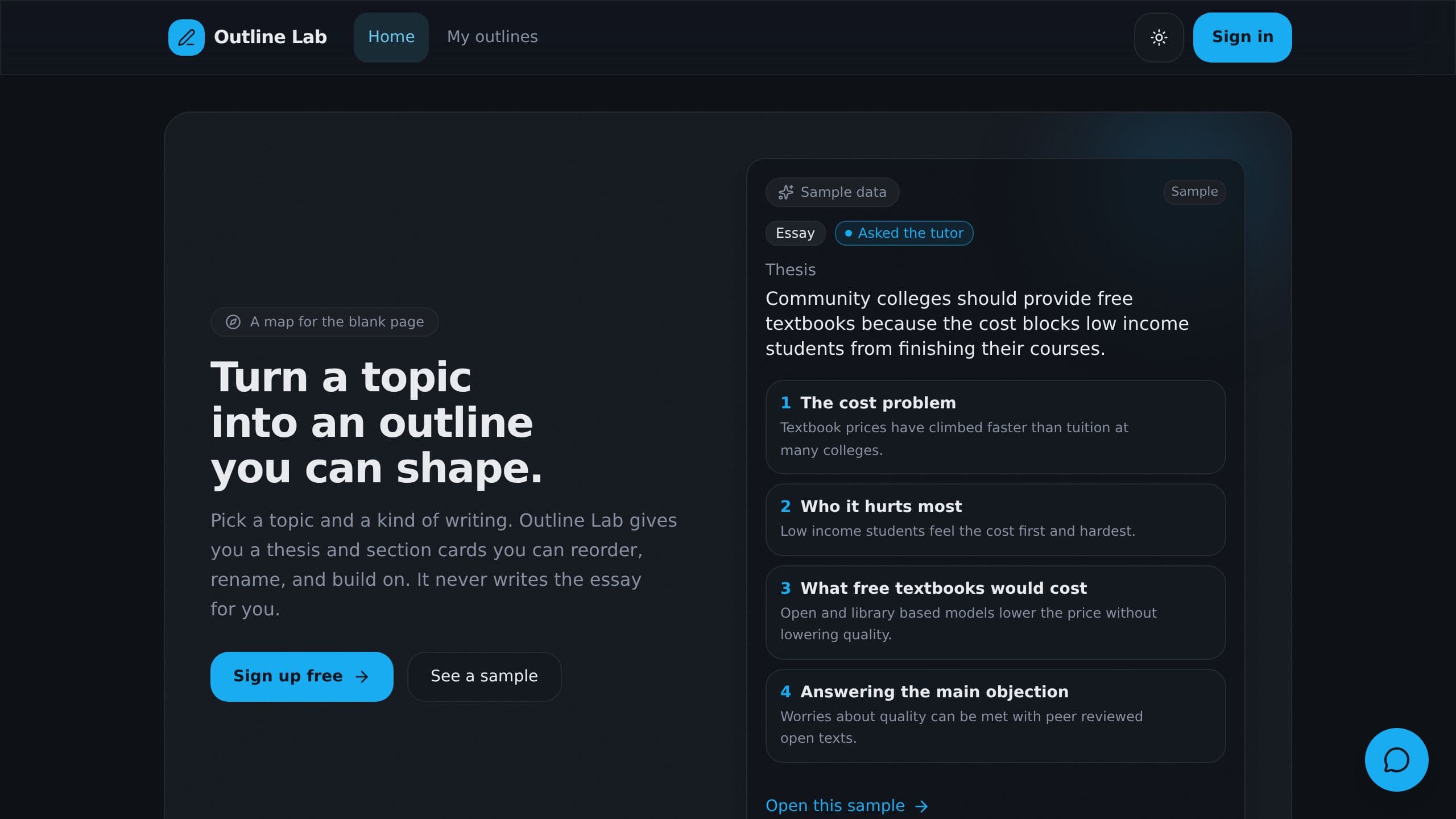 Outline Lab preview